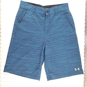 Under Armour Big Boy's Amphibious Shorts, Blue/Black, size 10
